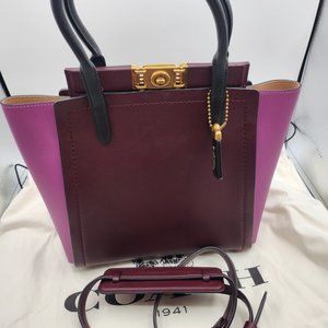 Coach Troupe Tote, Cranberry Multi